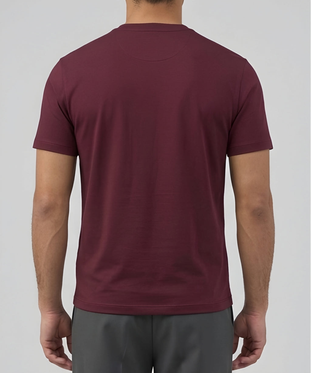 Henley Shirt - Burgundy
