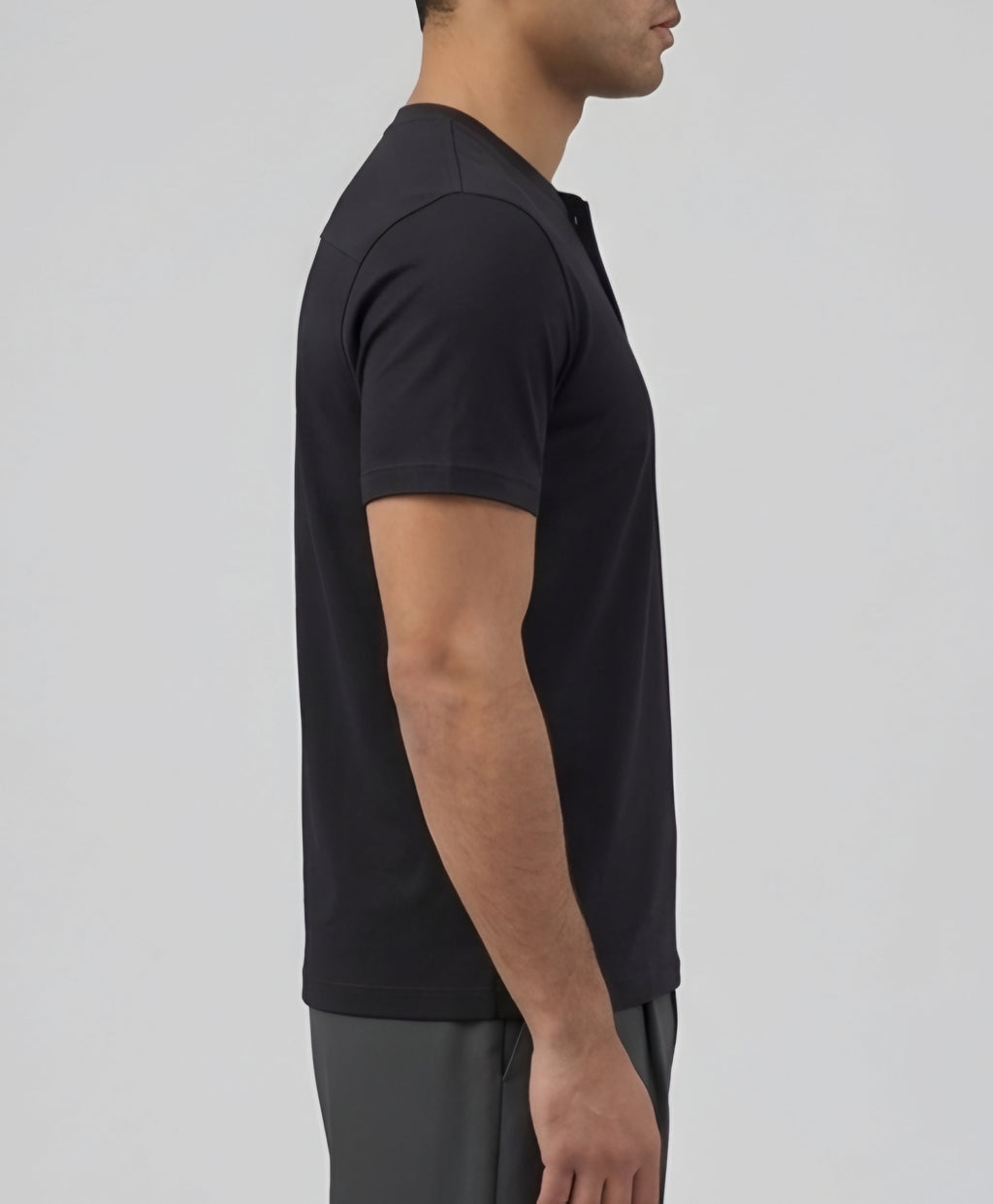 Henley Shirt - Black