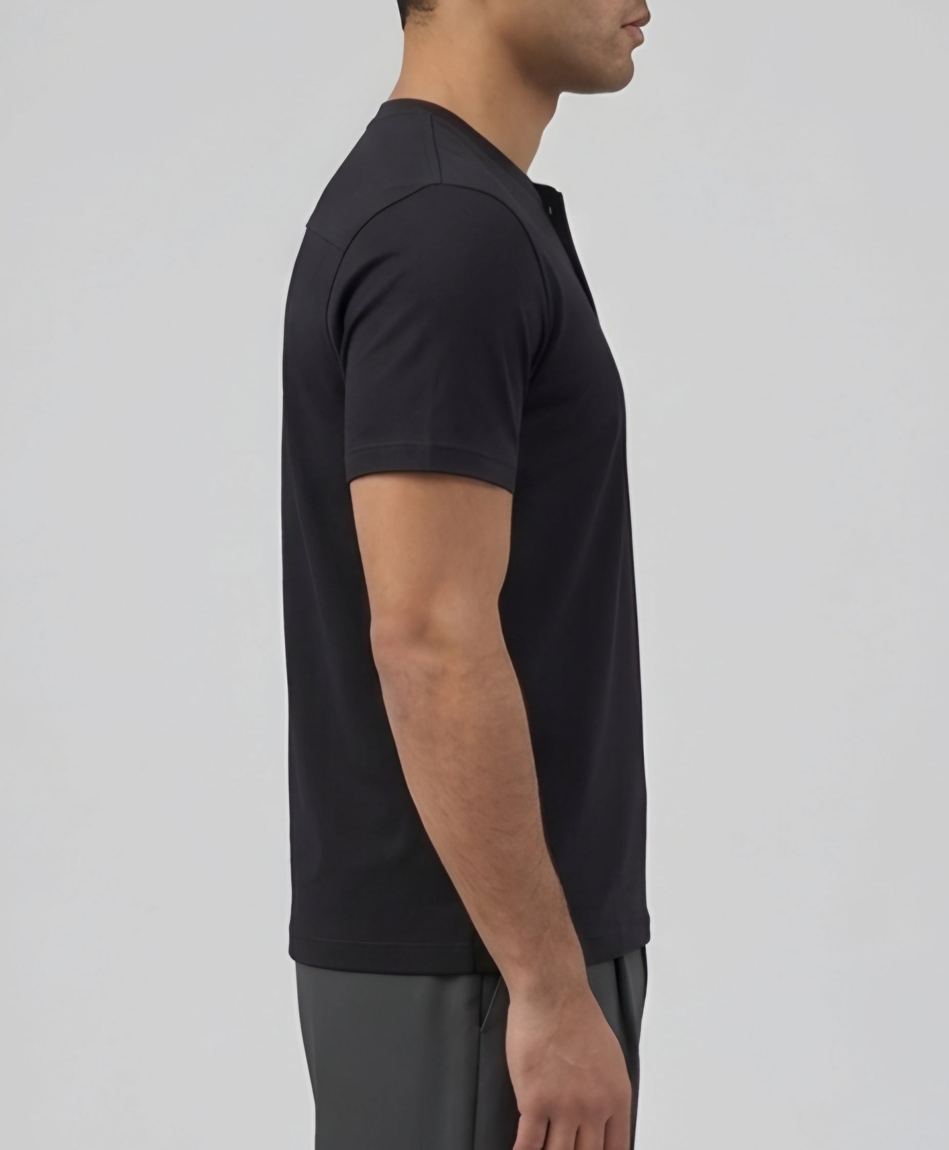 Henley Shirt - Black