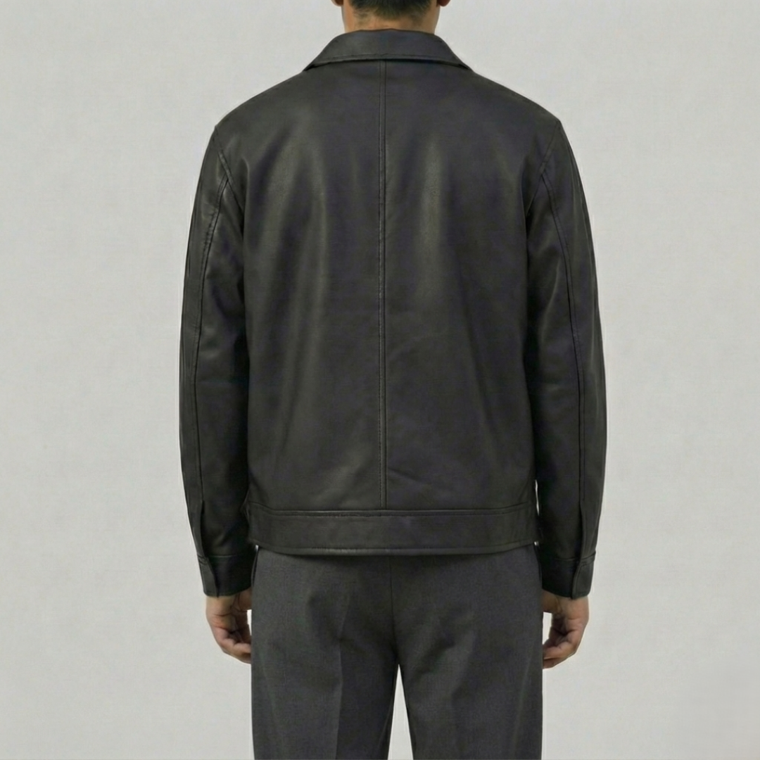 Libre Leather Jacket - Noir Black (Unisex)